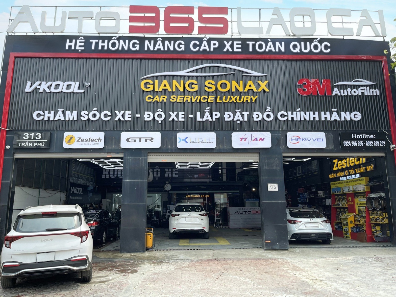 Auto365 Lào Cai chuyên cung các giải pháp chiếu sáng cho ô tô và xe